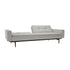 Duplexo Styletto Sofa Bed With Armrests / Dark Wood